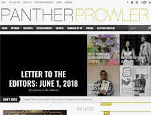 Tablet Screenshot of pantherprowler.org